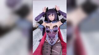 Amaimaiofficial (Mai) OnlyFans Leaks Smol Erotic Cosplayers with Big Perv 360