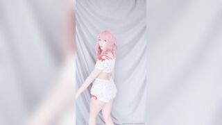 Amaimaiofficial (Mai) OnlyFans Leaks Smol Erotic Cosplayers with Big Perv 15