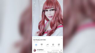 Amaimaiofficial (Mai) OnlyFans Leaks Smol Erotic Cosplayers with Big Perv 488