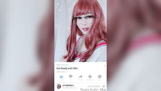 Amaimaiofficial (Mai) OnlyFans Leaks Smol Erotic Cosplayers with Big Perv 488