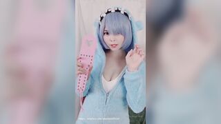 Amaimaiofficial (Mai) OnlyFans Leaks Smol Erotic Cosplayers with Big Perv 39