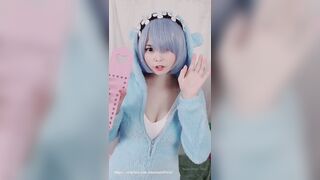 Amaimaiofficial (Mai) OnlyFans Leaks Smol Erotic Cosplayers with Big Perv 39