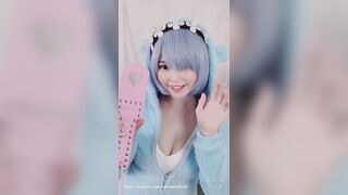 Amaimaiofficial (Mai) OnlyFans Leaks Smol Erotic Cosplayers with Big Perv 39