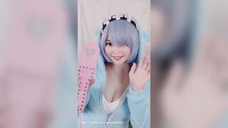 Amaimaiofficial (Mai) OnlyFans Leaks Smol Erotic Cosplayers with Big Perv 39
