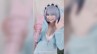 Amaimaiofficial (Mai) OnlyFans Leaks Smol Erotic Cosplayers with Big Perv 39
