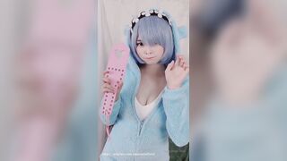 Amaimaiofficial (Mai) OnlyFans Leaks Smol Erotic Cosplayers with Big Perv 39