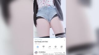 Amaimaiofficial (Mai) OnlyFans Leaks Smol Erotic Cosplayers with Big Perv 117