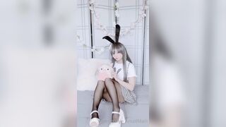 Amaimaiofficial (Mai) OnlyFans Leaks Smol Erotic Cosplayers with Big Perv 136
