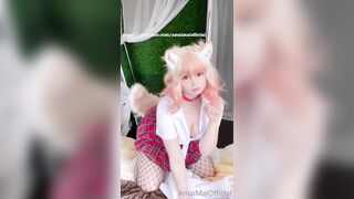 Amaimaiofficial (Mai) OnlyFans Leaks Smol Erotic Cosplayers with Big Perv 336