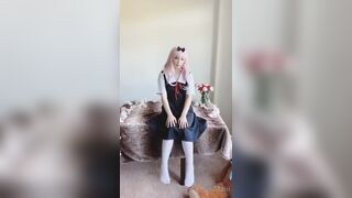 Amaimaiofficial (Mai) OnlyFans Leaks Smol Erotic Cosplayers with Big Perv 172
