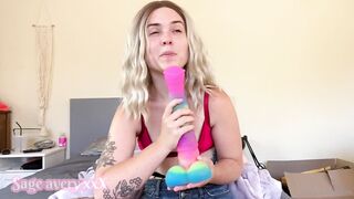 Freakslutsage (freaksl_tsage) OnlyFans Leaks Sage the Giant Dildo Anal Freak 38
