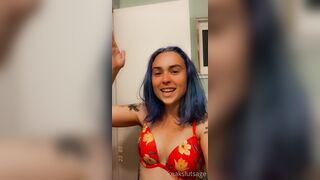 Freakslutsage (freaksl_tsage) OnlyFans Leaks Sage the Giant Dildo Anal Freak 123
