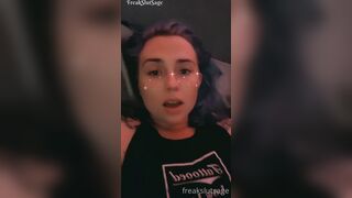 Freakslutsage (freaksl_tsage) OnlyFans Leaks Sage the Giant Dildo Anal Freak 119