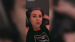 Freakslutsage (freaksl_tsage) OnlyFans Leaks Sage the Giant Dildo Anal Freak 119