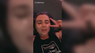 Freakslutsage (freaksl_tsage) OnlyFans Leaks Sage the Giant Dildo Anal Freak 119