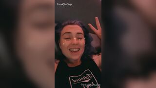 Freakslutsage (freaksl_tsage) OnlyFans Leaks Sage the Giant Dildo Anal Freak 119