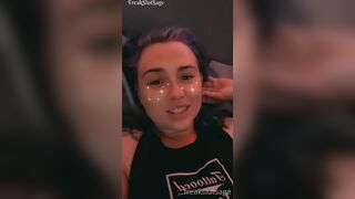Freakslutsage (freaksl_tsage) OnlyFans Leaks Sage the Giant Dildo Anal Freak 119