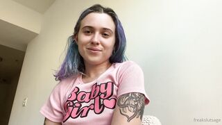 Freakslutsage (freaksl_tsage) OnlyFans Leaks Sage the Giant Dildo Anal Freak 99