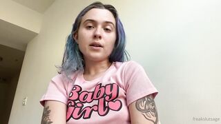 Freakslutsage (freaksl_tsage) OnlyFans Leaks Sage the Giant Dildo Anal Freak 99