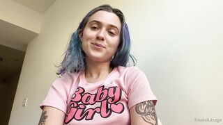 Freakslutsage (freaksl_tsage) OnlyFans Leaks Sage the Giant Dildo Anal Freak 99