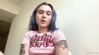 Freakslutsage (freaksl_tsage) OnlyFans Leaks Sage the Giant Dildo Anal Freak 99