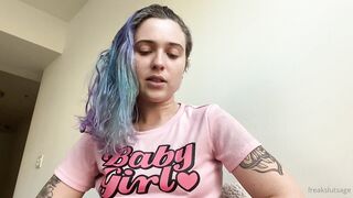 Freakslutsage (freaksl_tsage) OnlyFans Leaks Sage the Giant Dildo Anal Freak 99