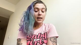 Freakslutsage (freaksl_tsage) OnlyFans Leaks Sage the Giant Dildo Anal Freak 99