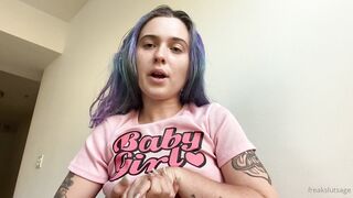 Freakslutsage (freaksl_tsage) OnlyFans Leaks Sage the Giant Dildo Anal Freak 99