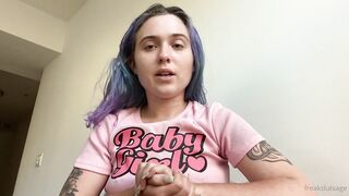 Freakslutsage (freaksl_tsage) OnlyFans Leaks Sage the Giant Dildo Anal Freak 99