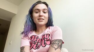 Freakslutsage (freaksl_tsage) OnlyFans Leaks Sage the Giant Dildo Anal Freak 99