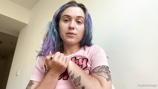 Freakslutsage (freaksl_tsage) OnlyFans Leaks Sage the Giant Dildo Anal Freak 99