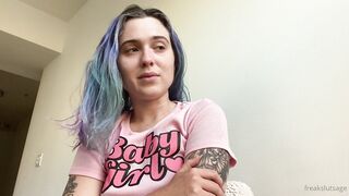 Freakslutsage (freaksl_tsage) OnlyFans Leaks Sage the Giant Dildo Anal Freak 99