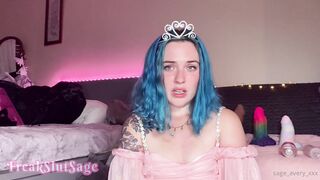 Freakslutsage (freaksl_tsage) OnlyFans Leaks Sage the Giant Dildo Anal Freak 165