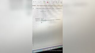 Mathemakitten (mathema kitten) OnlyFans Leaks Mathematician nerd is sexy 263