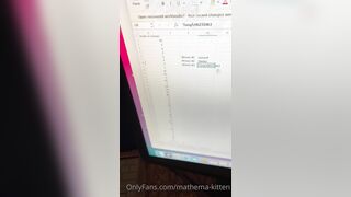 Mathemakitten (mathema kitten) OnlyFans Leaks Mathematician nerd is sexy 263