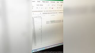 Mathemakitten (mathema kitten) OnlyFans Leaks Mathematician nerd is sexy 263