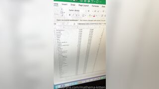 Mathemakitten (mathema kitten) OnlyFans Leaks Mathematician nerd is sexy 263