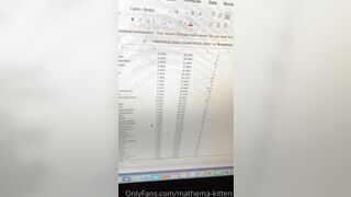 Mathemakitten (mathema kitten) OnlyFans Leaks Mathematician nerd is sexy 263