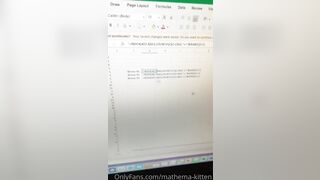 Mathemakitten (mathema kitten) OnlyFans Leaks Mathematician nerd is sexy 263