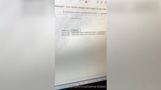 Mathemakitten (mathema kitten) OnlyFans Leaks Mathematician nerd is sexy 263