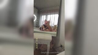 Milkimind OnlyFans Leaks 19 yo Nerdy Slut is always horny 17