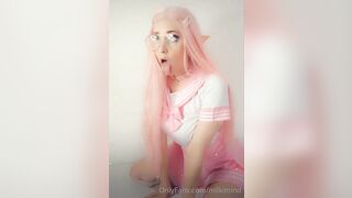 Milkimind OnlyFans Leaks 19 yo Nerdy Slut is always horny 33