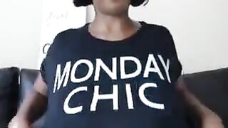 shaun_necole (shaunnecole) OnlyFans Leaks Huge Tits Ebony 2