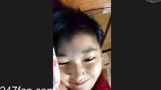 self-touching Asian Amateur 16