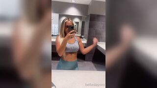 Bellaslaysxo (Bella) OnlyFans Leaks Blonde girl beautiful perky breast and big butt 14