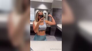 Bellaslaysxo (Bella) OnlyFans Leaks Blonde girl beautiful perky breast and big butt 14