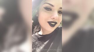 Rubyalexia (Ruby Alexia) OnlyFans Leaks pocket-sized Goth Fetish Queen 138