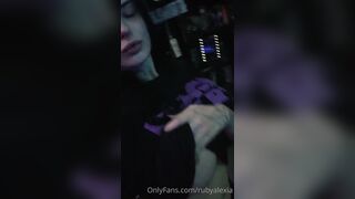 Rubyalexia (Ruby Alexia) OnlyFans Leaks pocket-sized Goth Fetish Queen 118
