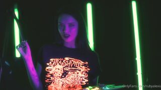 Rubyalexia (Ruby Alexia) OnlyFans Leaks pocket-sized Goth Fetish Queen 364