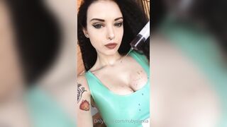Rubyalexia (Ruby Alexia) OnlyFans Leaks pocket-sized Goth Fetish Queen 161